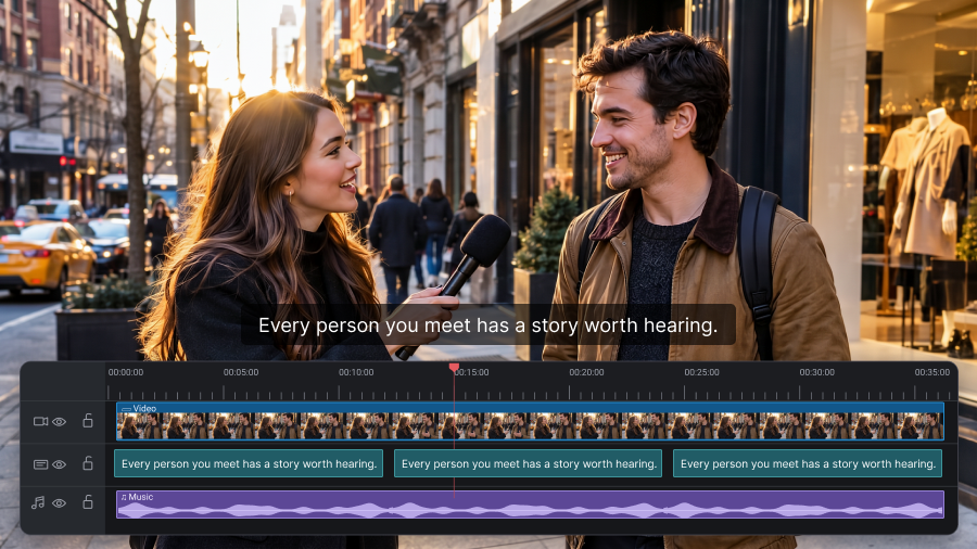 Move From Transcript to Full Timeline Editing